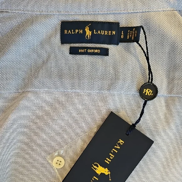Ralph Lauren Light Blue Button Down Shirt - Picture 5 of 5